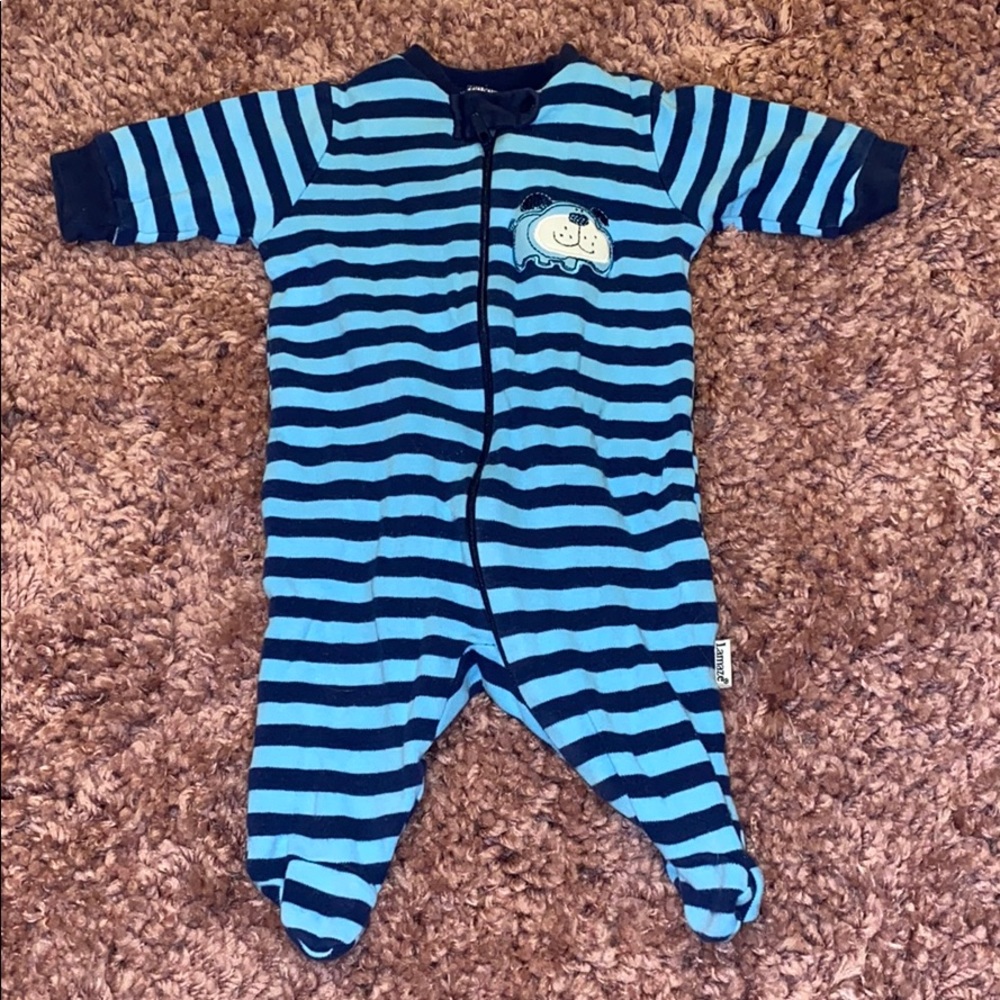 Zip up footie pajamas